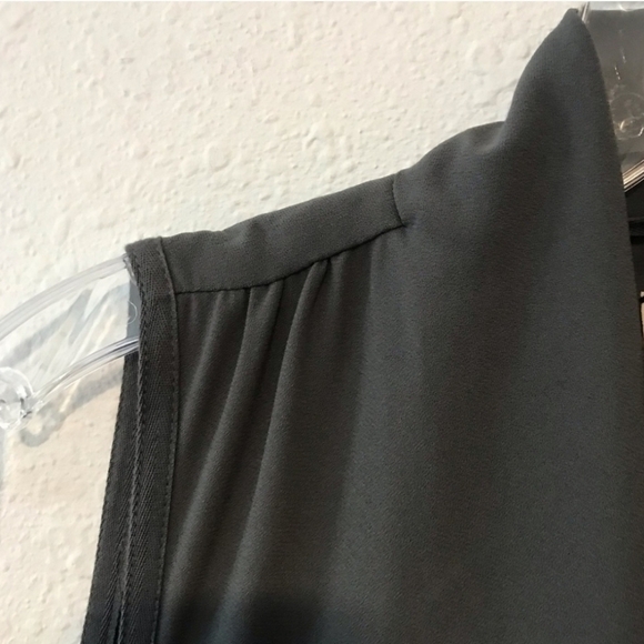 Aritzia Wilfred Sabine Wrap Front black Mini Dress Size XS Cocktail Dress - Picture 9 of 10